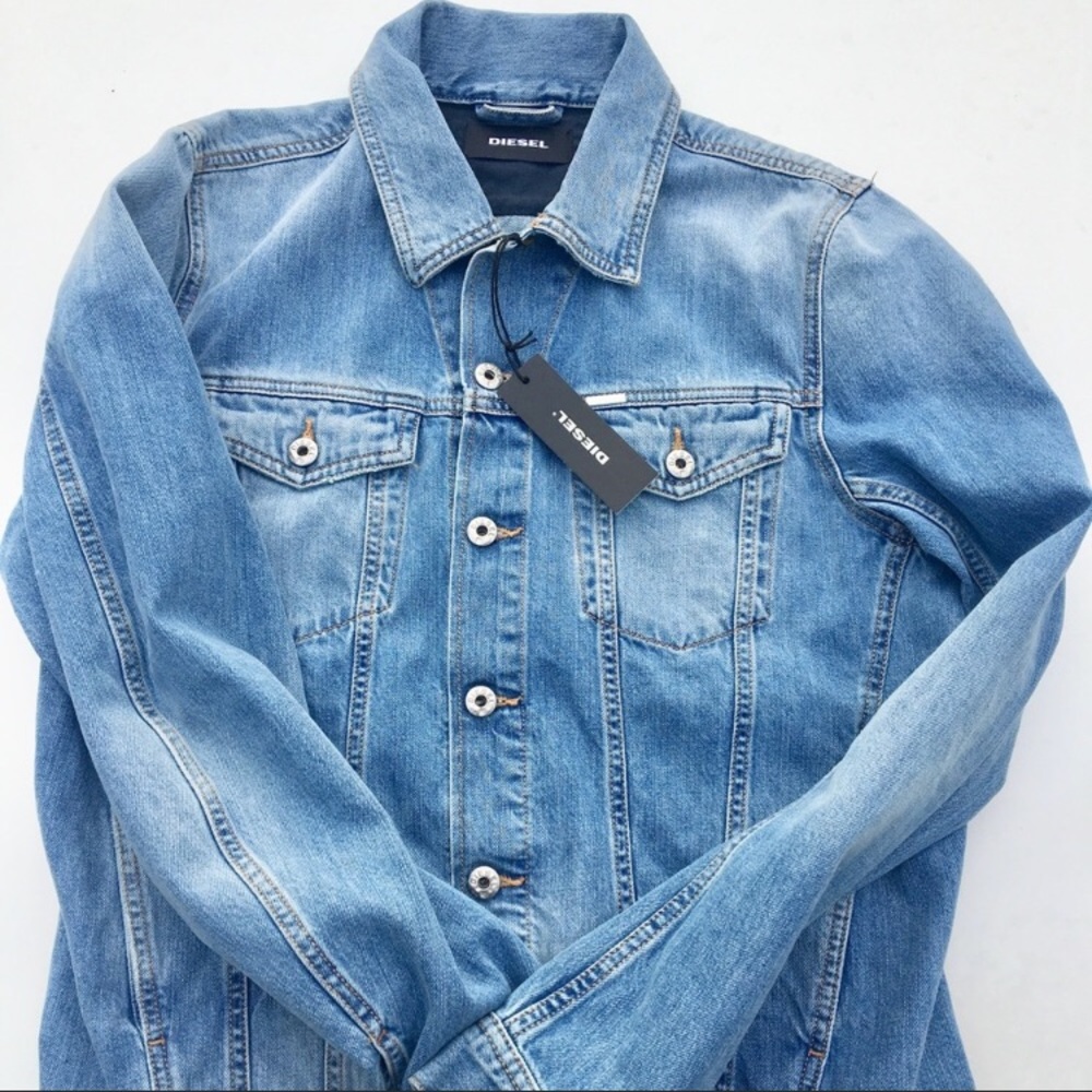 Diesel “Elshar” XP Blue/Light-wash Denim Jacket